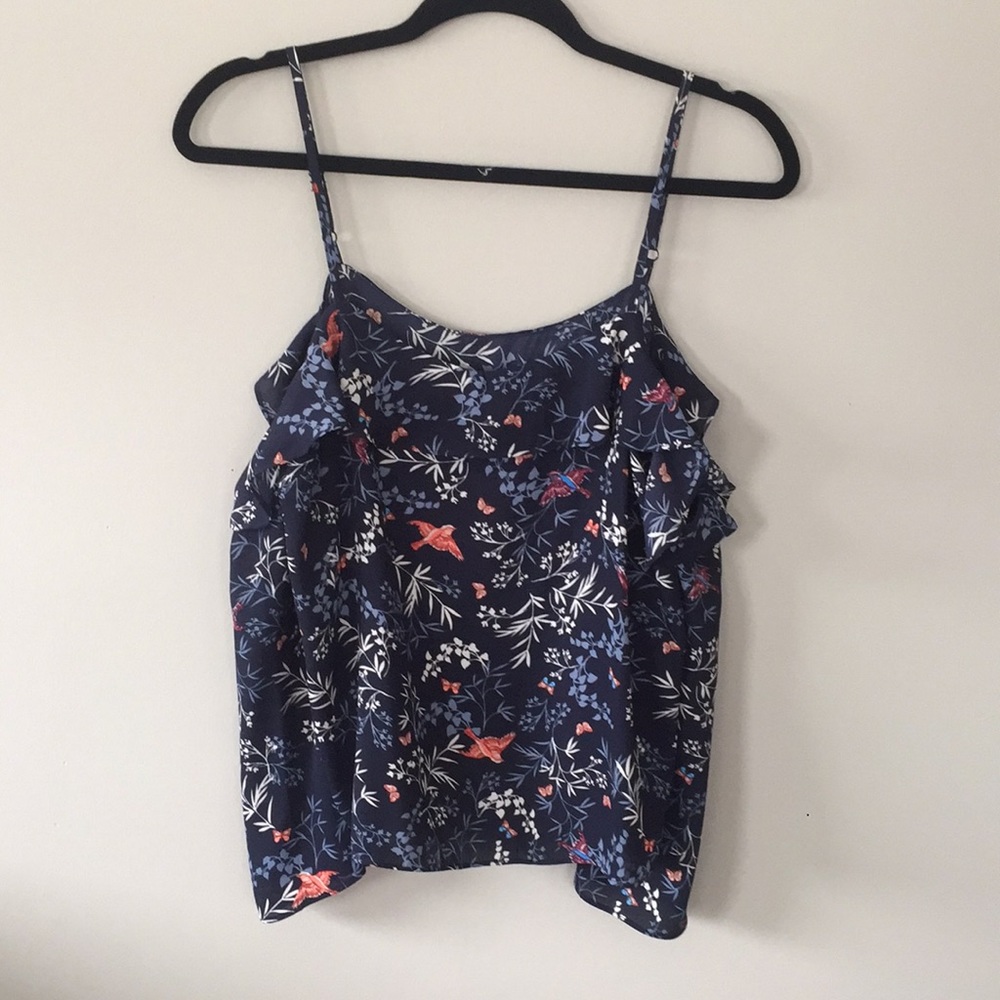 Love Fire cold shoulder floral top